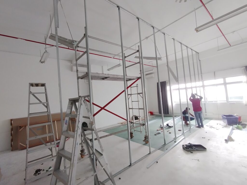 Ubi Centre Room Partitioning project photo 1