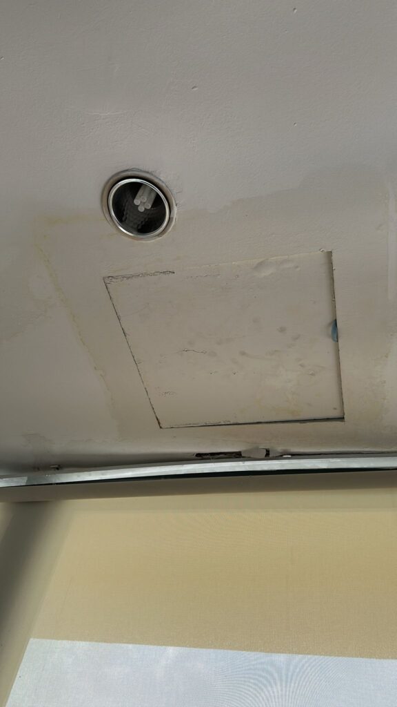 Ceiling Leak Repair at Eunos Techpark before photo